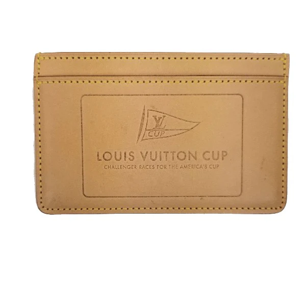 Louis Vuitton Vachetta Card Holder "Louis Vuitton Cup"