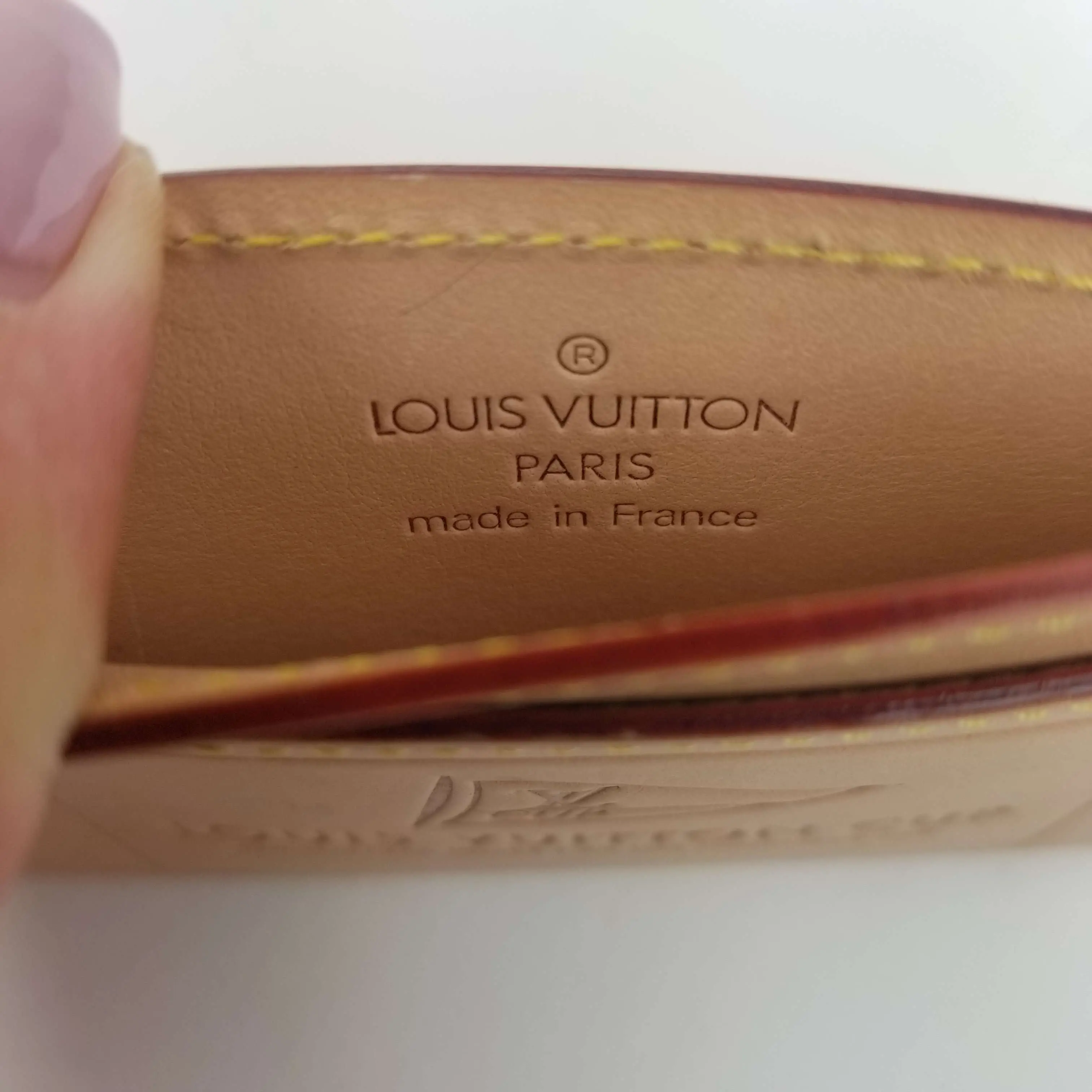 Louis Vuitton Vachetta Card Holder "Louis Vuitton Cup" - Image 3
