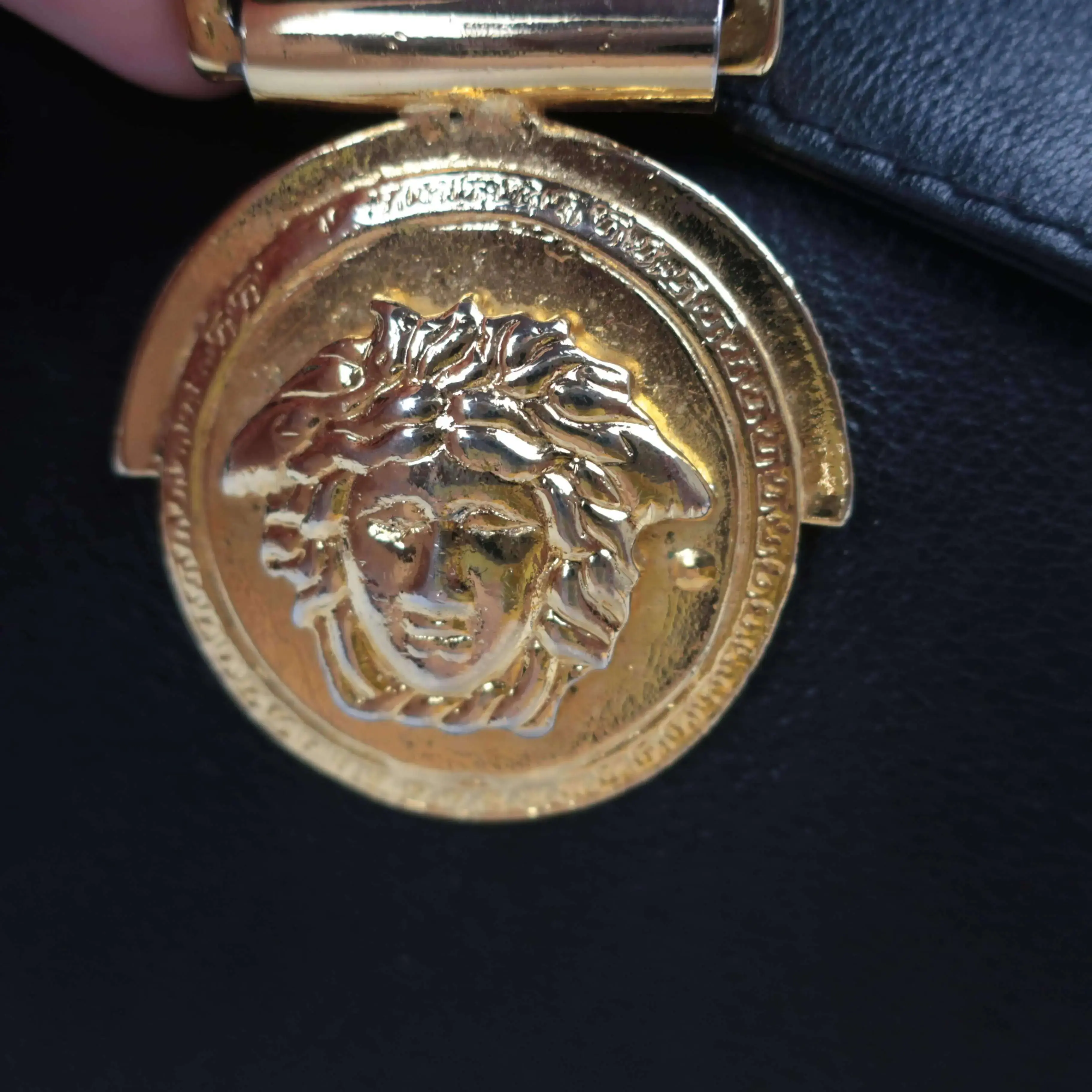 Versace Vintage Black Bag - Image 110