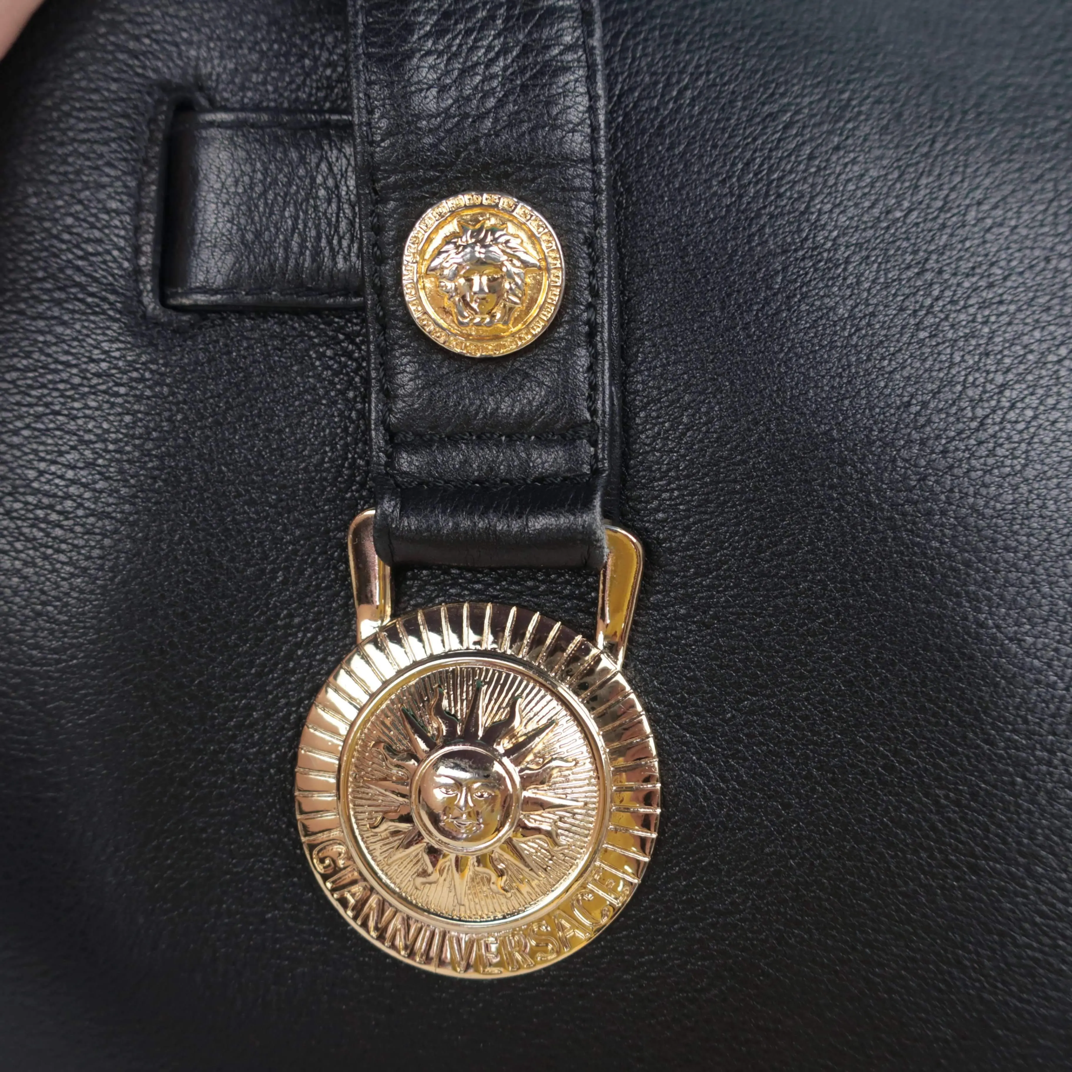 Versace Vintage Black Bag - Image 191