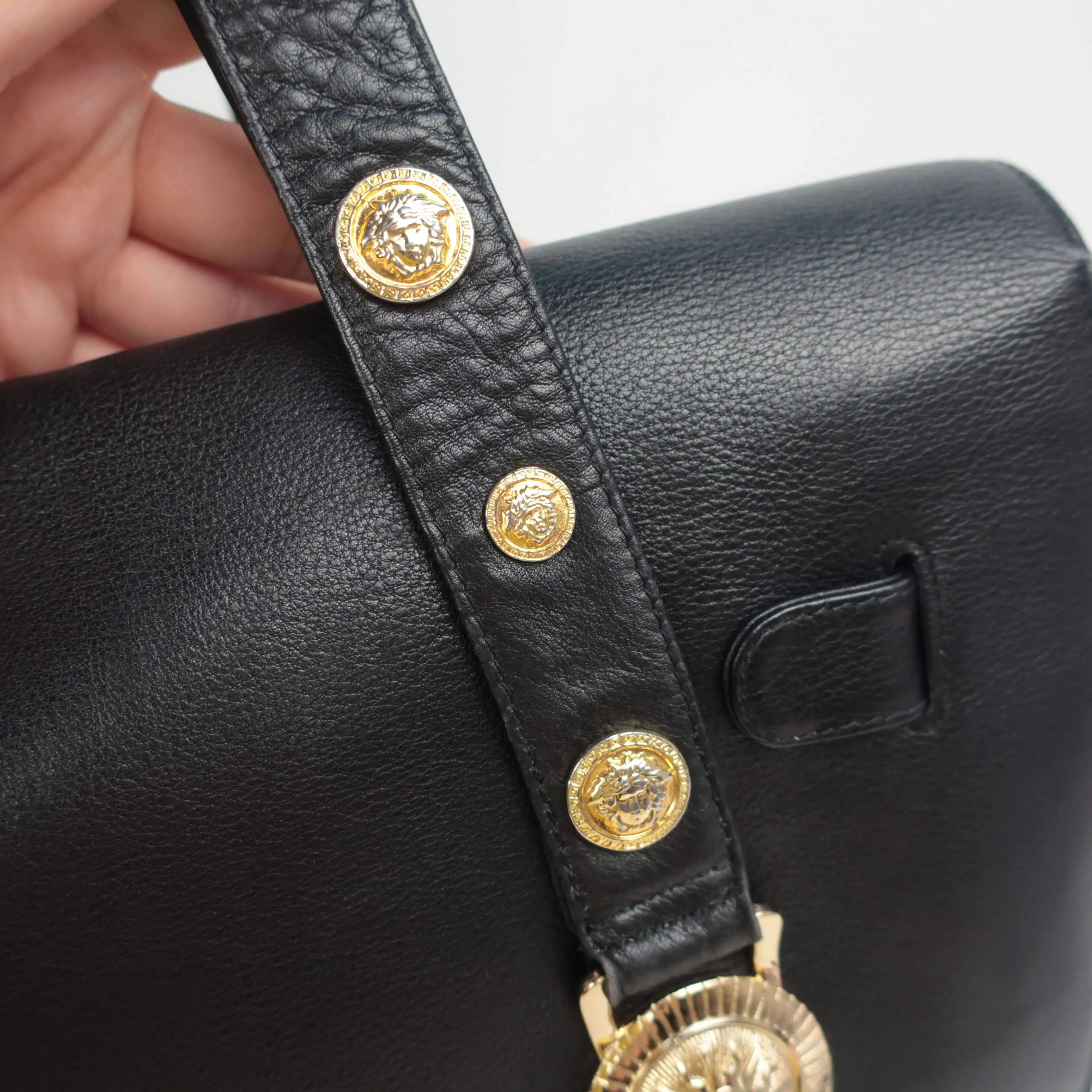 Versace Vintage Black Bag - Image 24