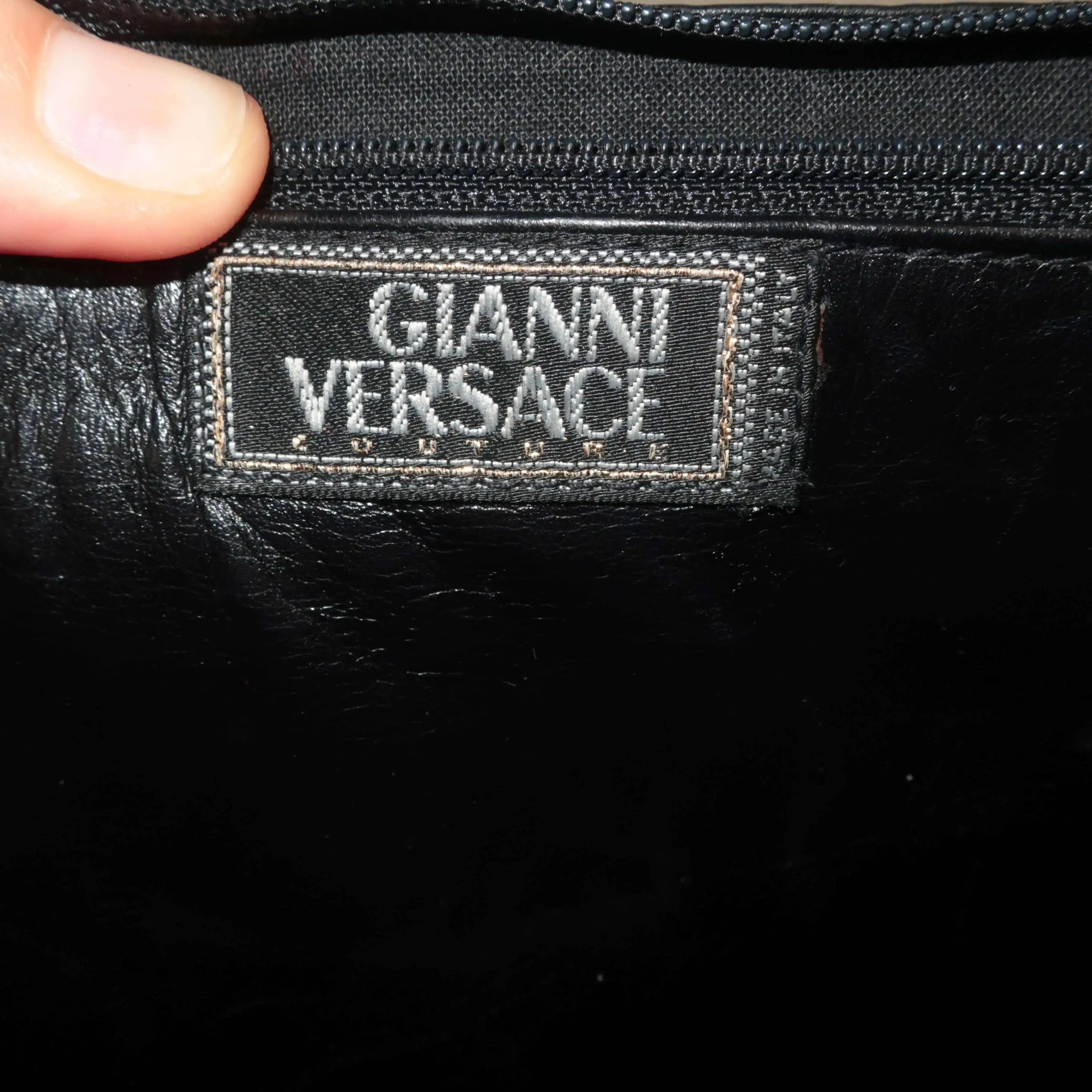 Versace Vintage Black Bag - Image 83