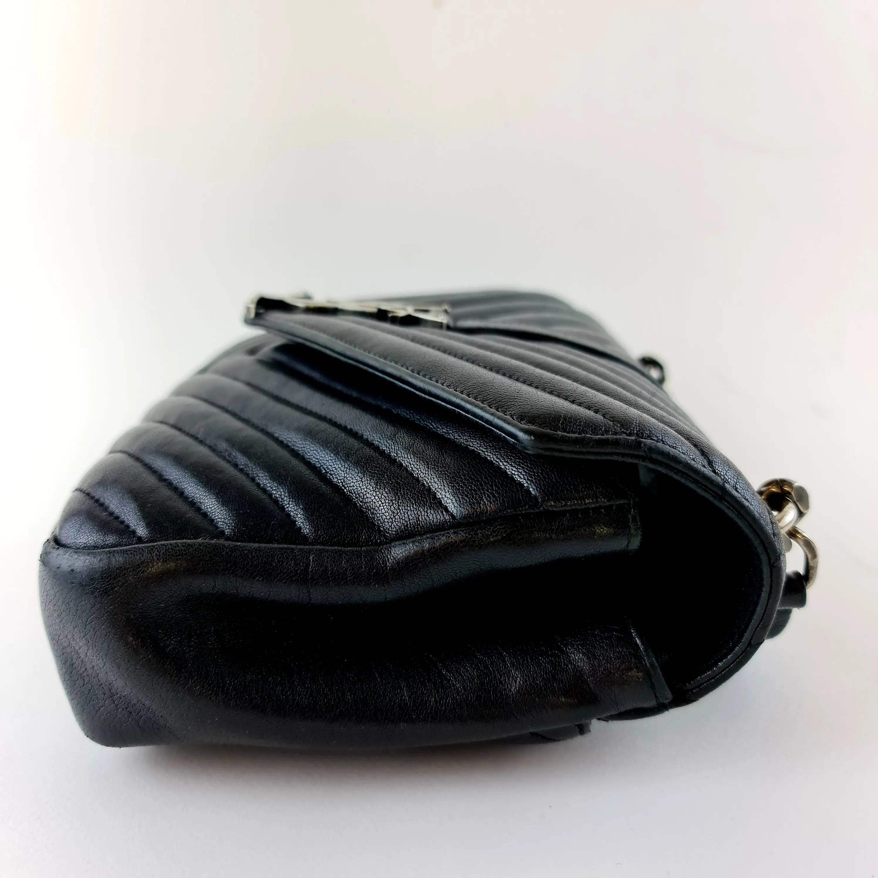 Yves Saint Laurent Black Medium College Bag - Image 8
