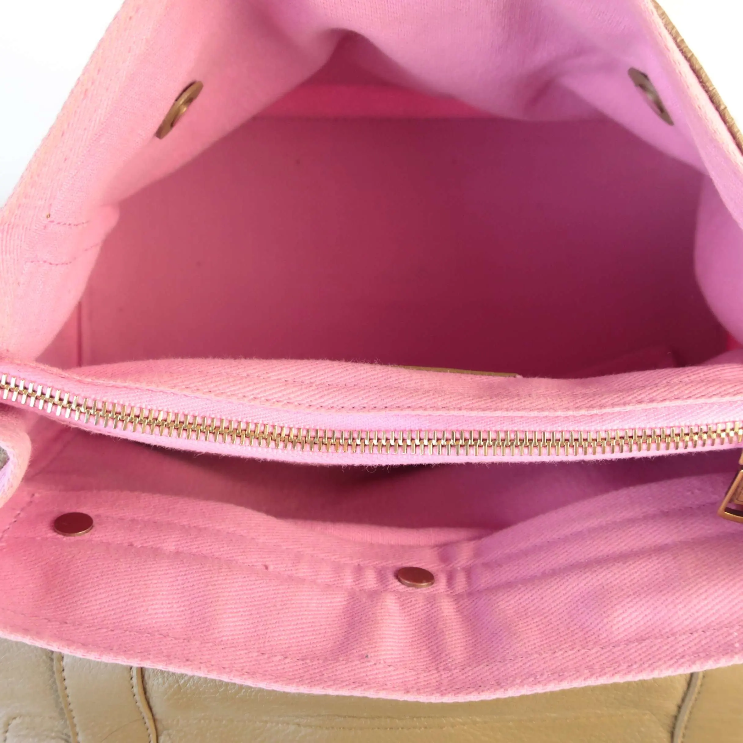 Yves Saint-Laurent Brown/Pink Muse Two Bag - Image 19