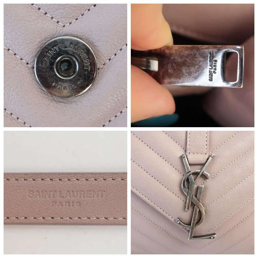Yves Saint Laurent Pink Medium College Bag - Image 8